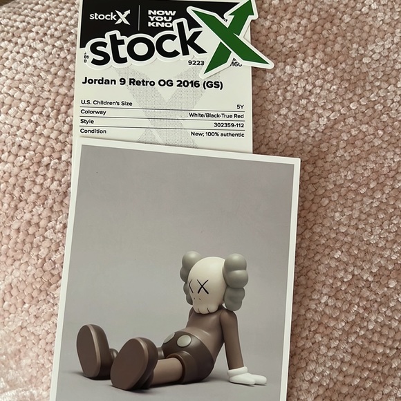 Jordan 9 retro OG Space Jam 2016 white red black size 5 grade school - Picture 7 of 11
